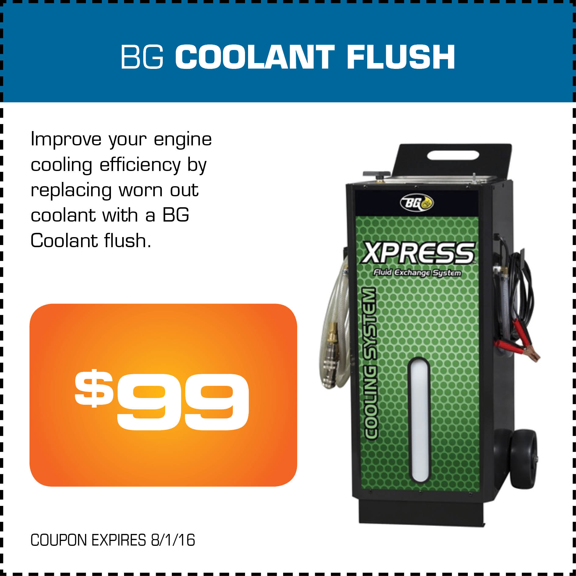 BG Transmission Flush Coupon